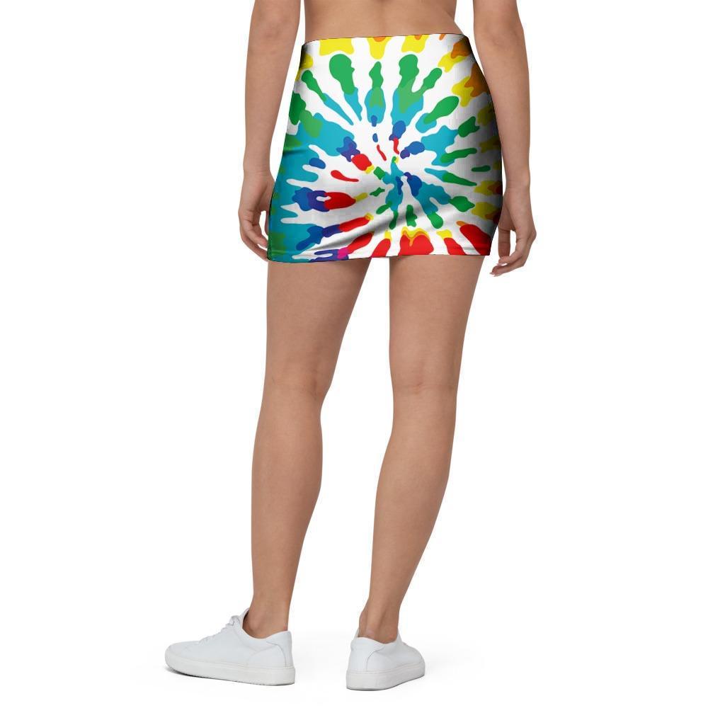 Tie Dye Mini Skirt-grizzshop