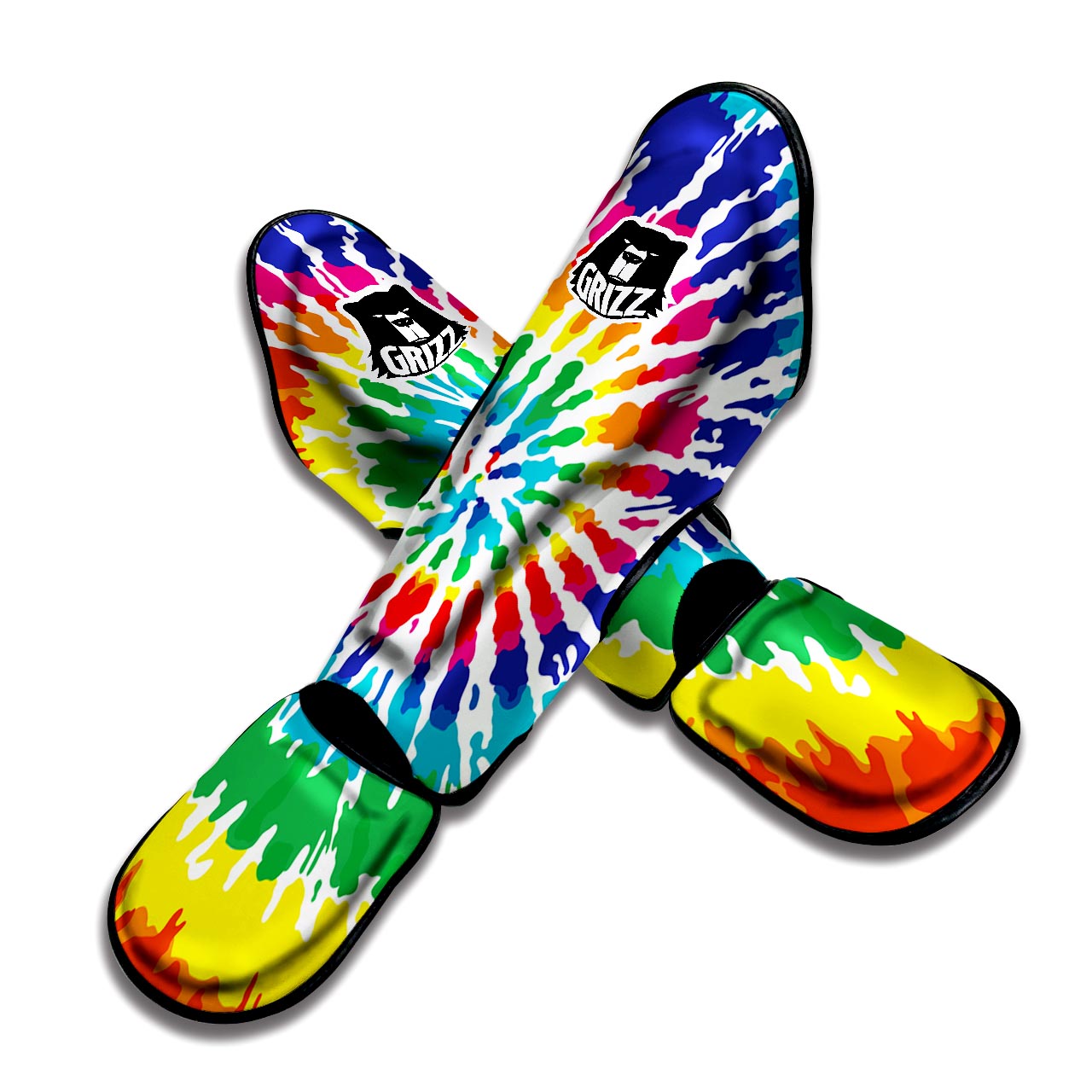 Tie Dye Muay Thai Shin Guard-grizzshop