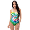 Tie Dye One Piece Swimsuite-grizzshop