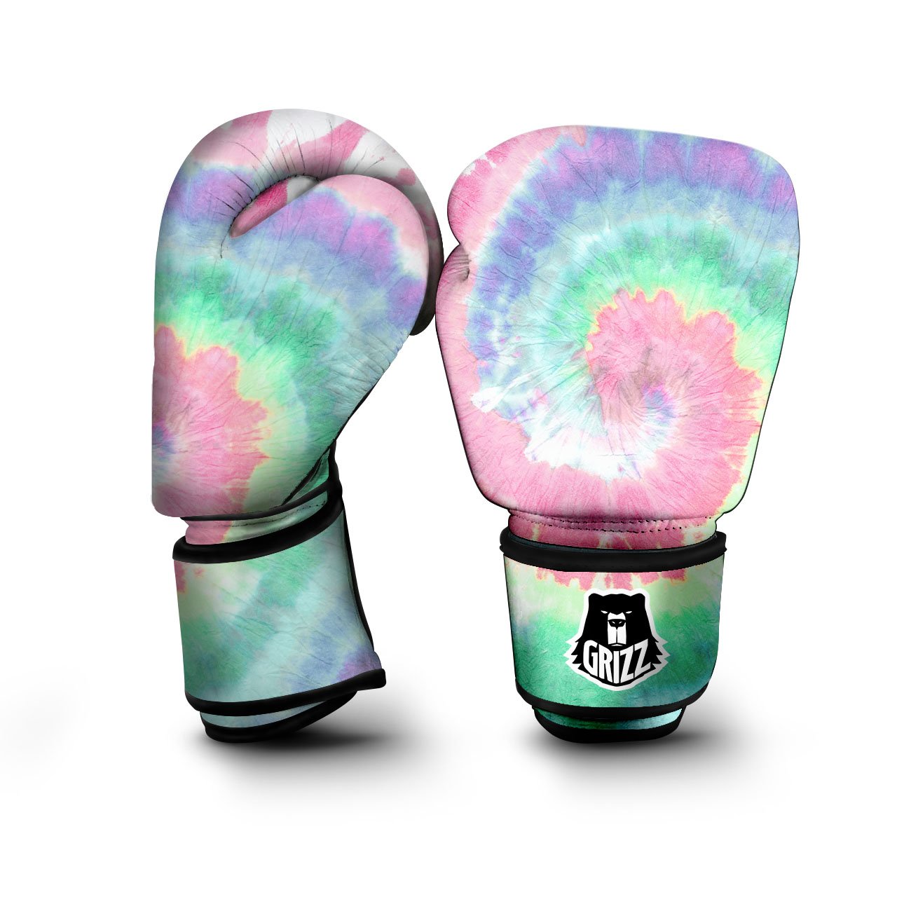 Tie Dye Pastel Print Boxing Gloves-grizzshop