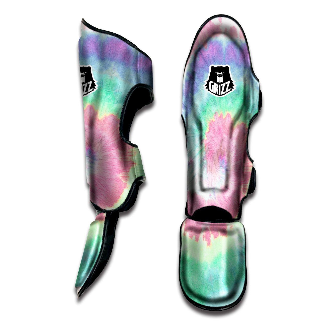 Tie Dye Pastel Print Muay Thai Shin Guards-grizzshop