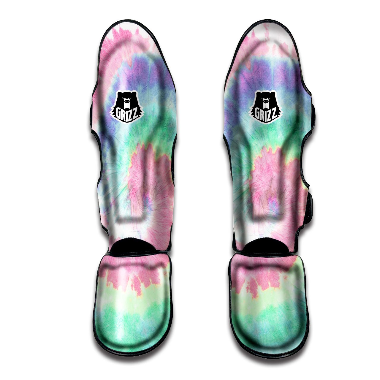 Tie Dye Pastel Print Muay Thai Shin Guards-grizzshop