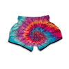 Tie Dye Pattern Print Muay Thai Boxing Shorts-grizzshop