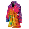 Tie Dye Pattern Print Women Long Robe-grizzshop