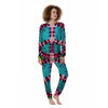 Tie Dye Peace Sign Print Women's Pajamas-grizzshop