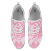 Tie Dye Pink Shibori Print White Athletic Shoes-grizzshop