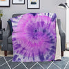 Tie Dye Purple Blanket-grizzshop