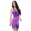 Tie Dye Purple Bodycon Dress-grizzshop