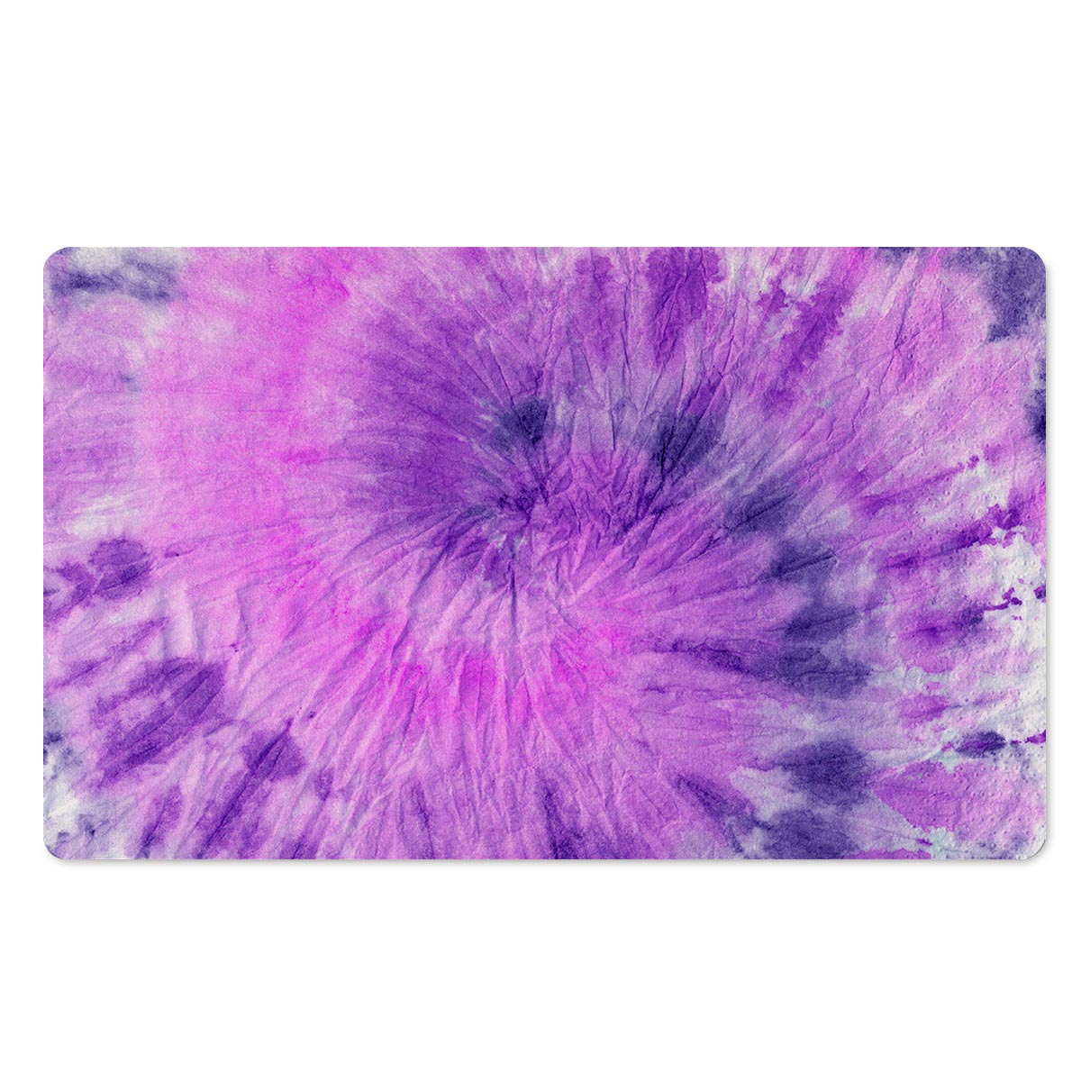 Tie Dye Purple Door Mat-grizzshop