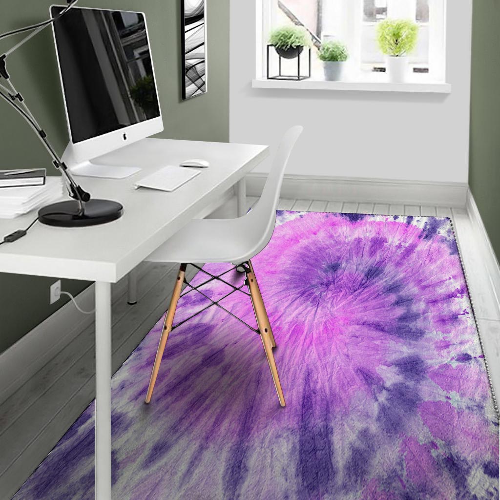 Tie Dye Purple Floor Mat-grizzshop
