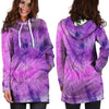 Tie Dye Purple Hoodie Dress-grizzshop