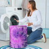 Tie Dye Purple Laundry Basket-grizzshop