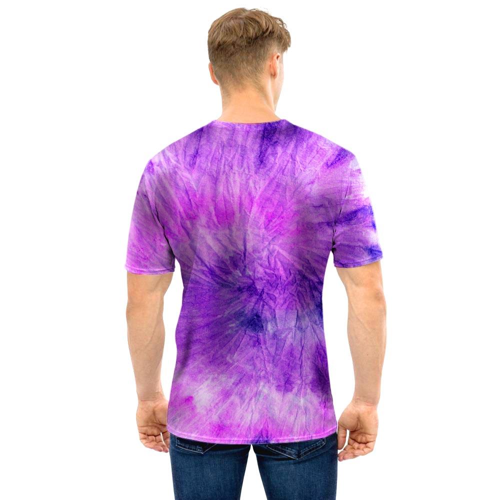 Tie Dye Purple Men T Shirt-grizzshop