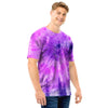 Tie Dye Purple Men T Shirt-grizzshop