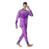 Tie Dye Purple Men's Pajamas-grizzshop