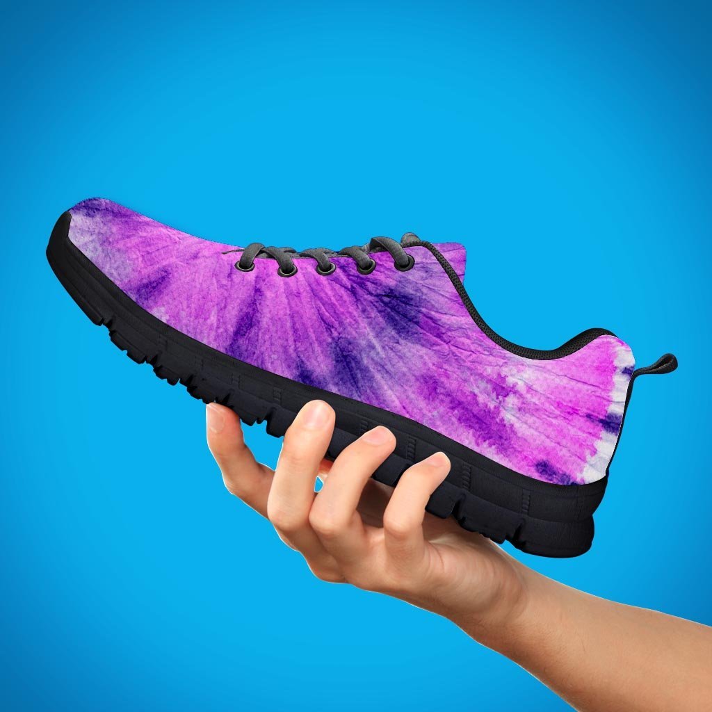 Tie Dye Purple Men's Sneakers-grizzshop