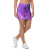 Tie Dye Purple Mini Skirt-grizzshop