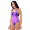 Tie Dye Purple One Piece Swimsuite-grizzshop