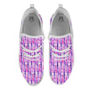 Tie Dye Purple Pink Print Pattern White Athletic Shoes-grizzshop