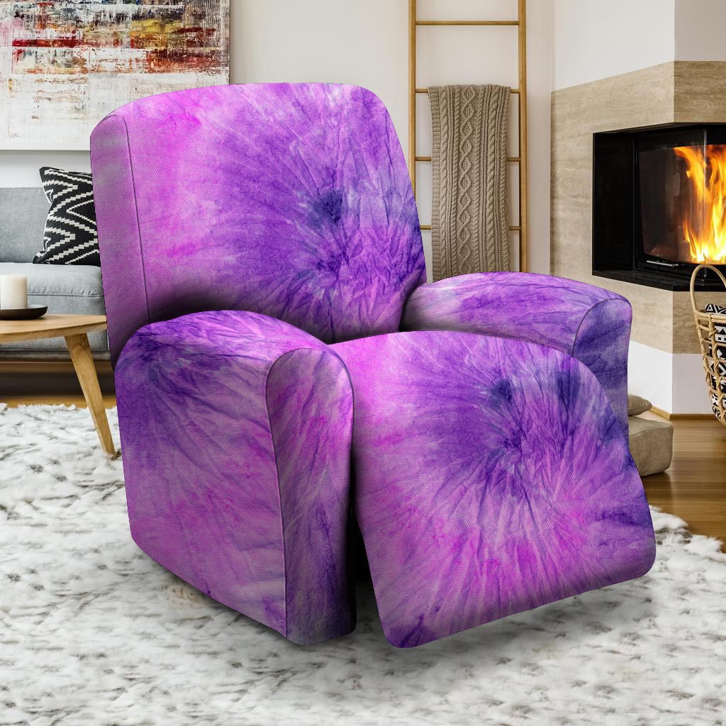 Tie Dye Purple Recliner Cover-grizzshop