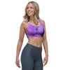 Tie Dye Purple Sports Bra-grizzshop