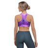 Tie Dye Purple Sports Bra-grizzshop