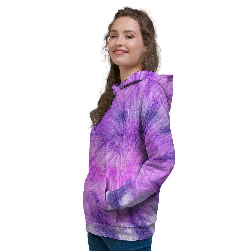 Tie Dye Purple Women's Hoodie-grizzshop