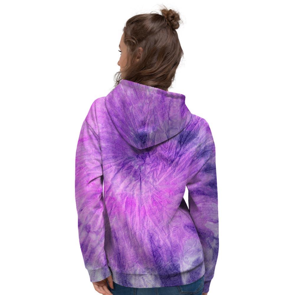 Tie Dye Purple Women's Hoodie-grizzshop