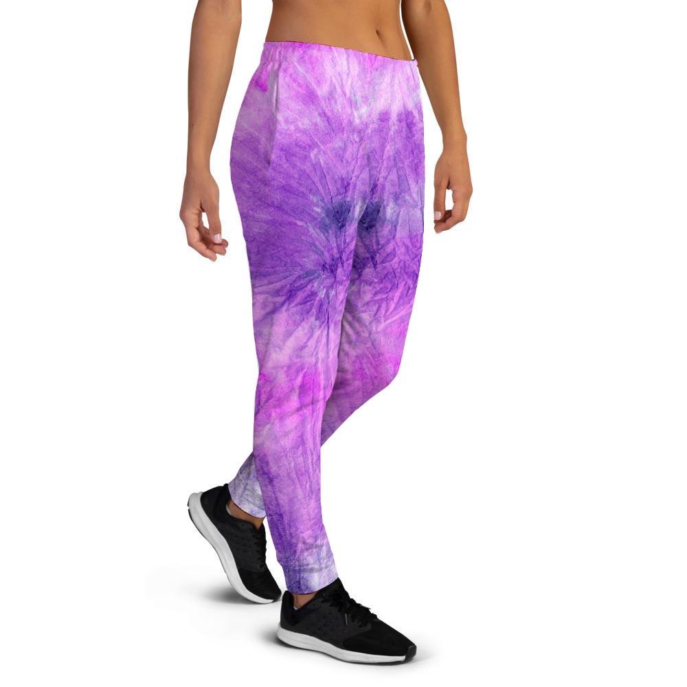 Tie Dye Purple Women's Joggers-grizzshop