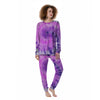 Tie Dye Purple Women's Pajamas-grizzshop