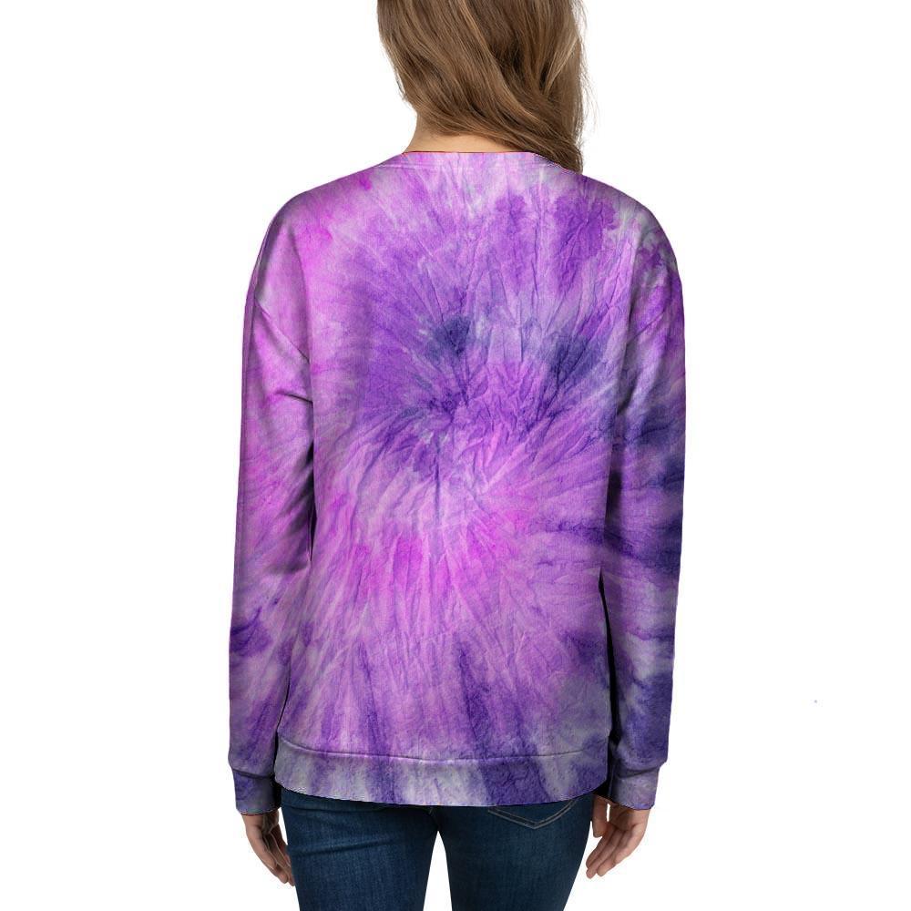 Tie Dye Purple Women's Sweatshirt-grizzshop