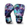 Tie Dye Rainbow And Black Print Boxing Gloves-grizzshop