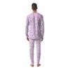 Tie Dye Shibori Pink Print Pattern Men's Pajamas-grizzshop