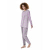 Tie Dye Shibori Pink Print Pattern Women's Pajamas-grizzshop