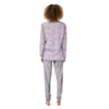 Tie Dye Shibori Pink Print Pattern Women's Pajamas-grizzshop