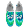 Tie Dye Spiral Print White Athletic Shoes-grizzshop