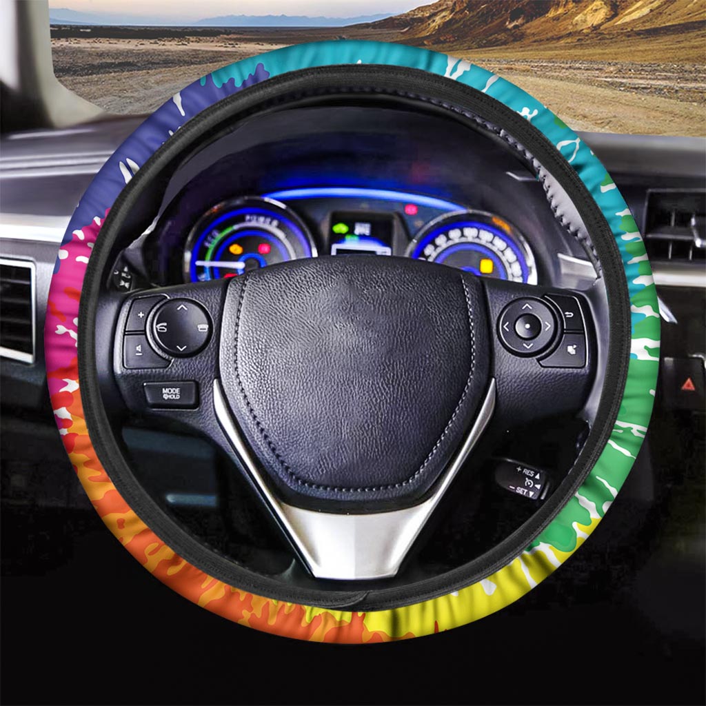 Tie Dye Steering Wheel Cover-grizzshop