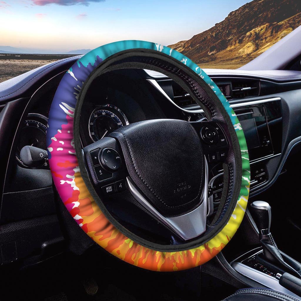 Tie Dye Steering Wheel Cover-grizzshop