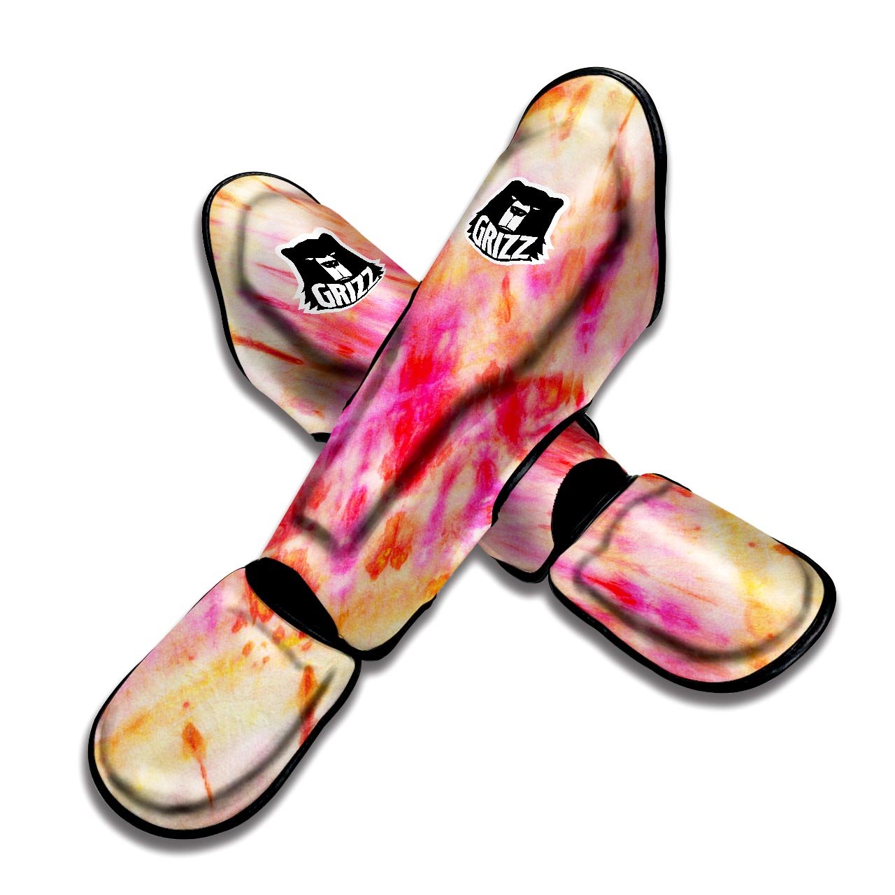 Tie Dye Summer Print Muay Thai Shin Guards-grizzshop