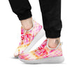 Tie Dye Summer Print White Athletic Shoes-grizzshop