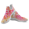 Tie Dye Summer Print White Athletic Shoes-grizzshop