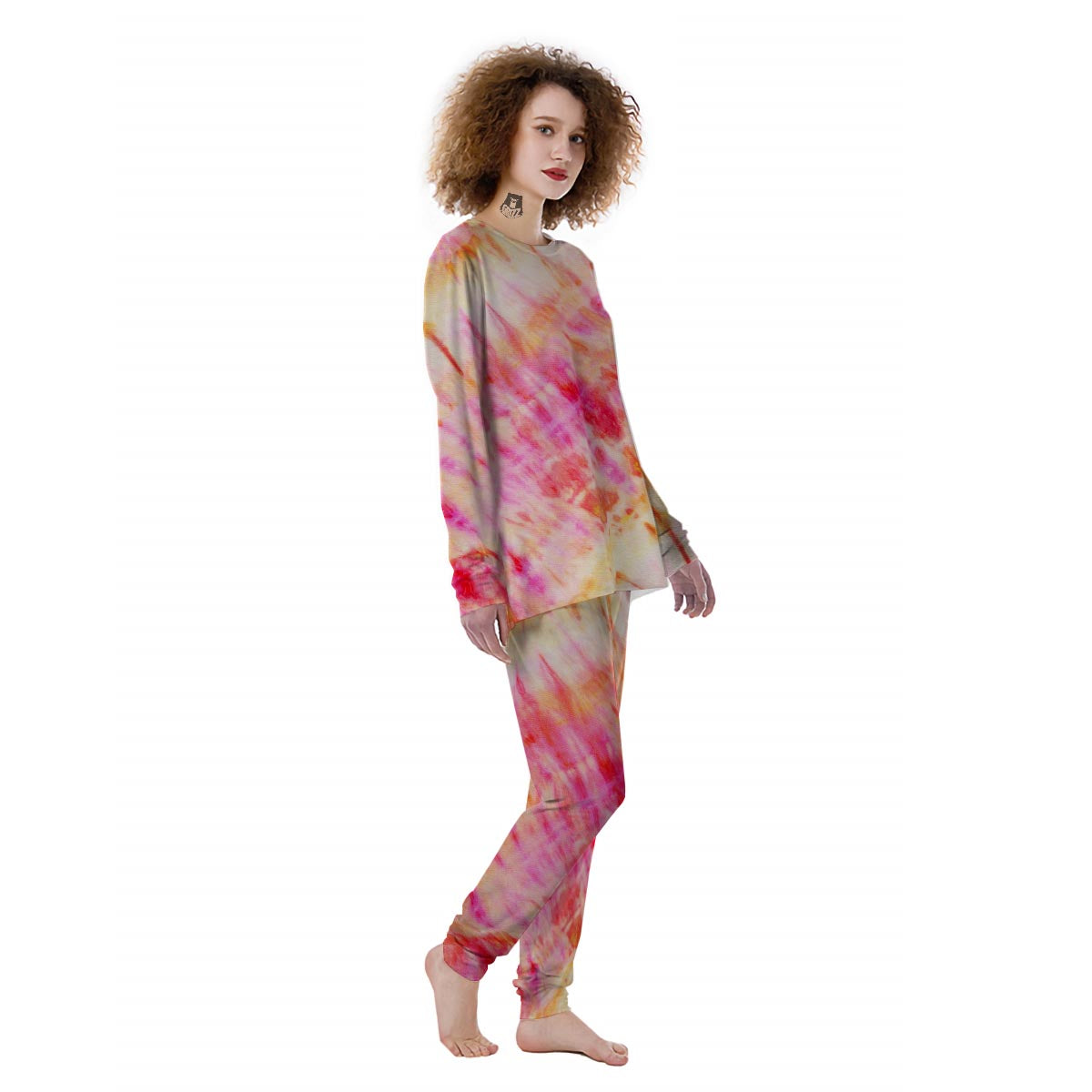 Tie Dye Summer Print Women's Pajamas-grizzshop