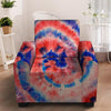 Tie Dye Swirl Batik Armchair Cover-grizzshop