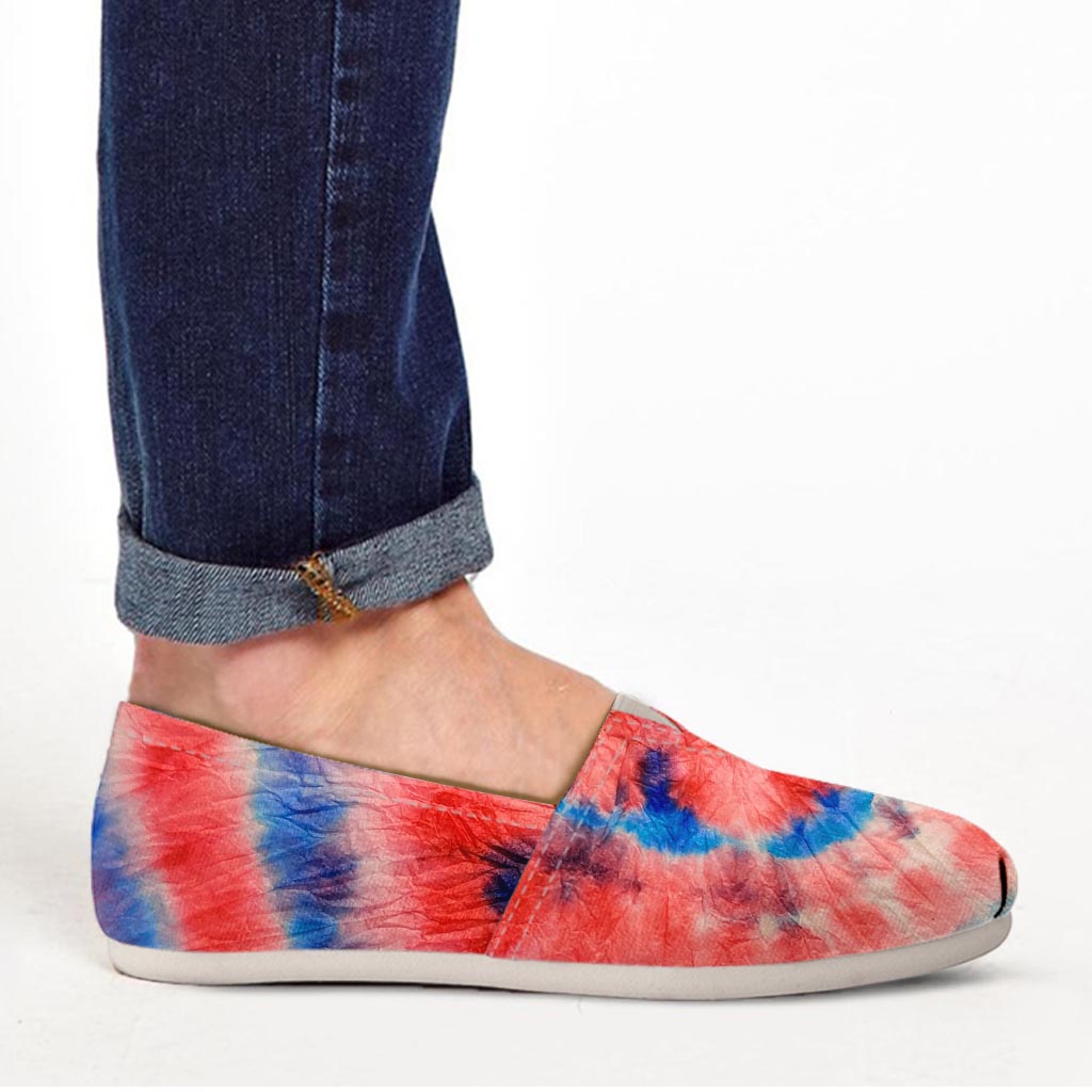 Tie Dye Swirl Batik Canvas Shoes-grizzshop