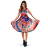 Tie Dye Swirl Batik Dress-grizzshop