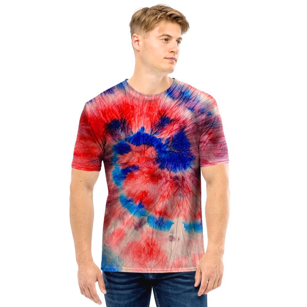 Tie Dye Swirl Batik Men T Shirt-grizzshop