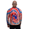 Tie Dye Swirl Batik Men's Bomber Jacket-grizzshop