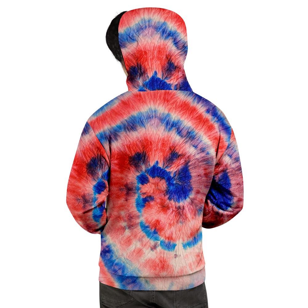 Tie Dye Swirl Batik Men's Hoodie-grizzshop