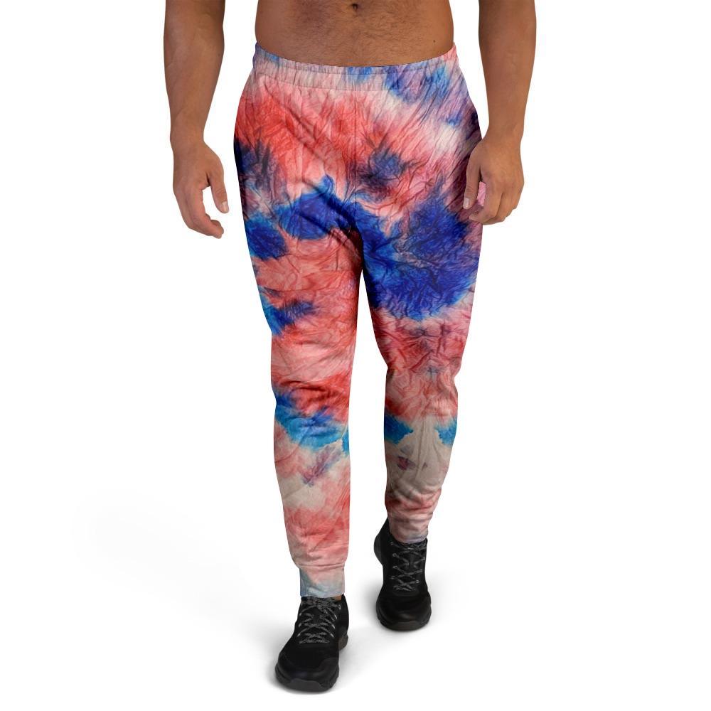 Tie Dye Swirl Batik Men's Joggers-grizzshop