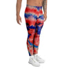 Tie Dye Swirl Batik Men's Leggings-grizzshop